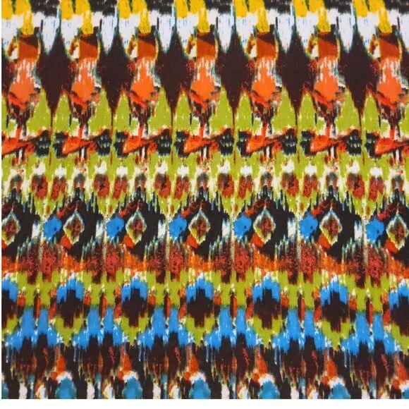 Ariat XXL Womens Multicolor Geometric Knit Maxi Skirt Southwest Boho Cowgirl 95% - Picture 7 of 7